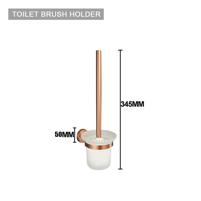 Brushed Rose Gold Stainless Steel Bathroom Hardware Towel