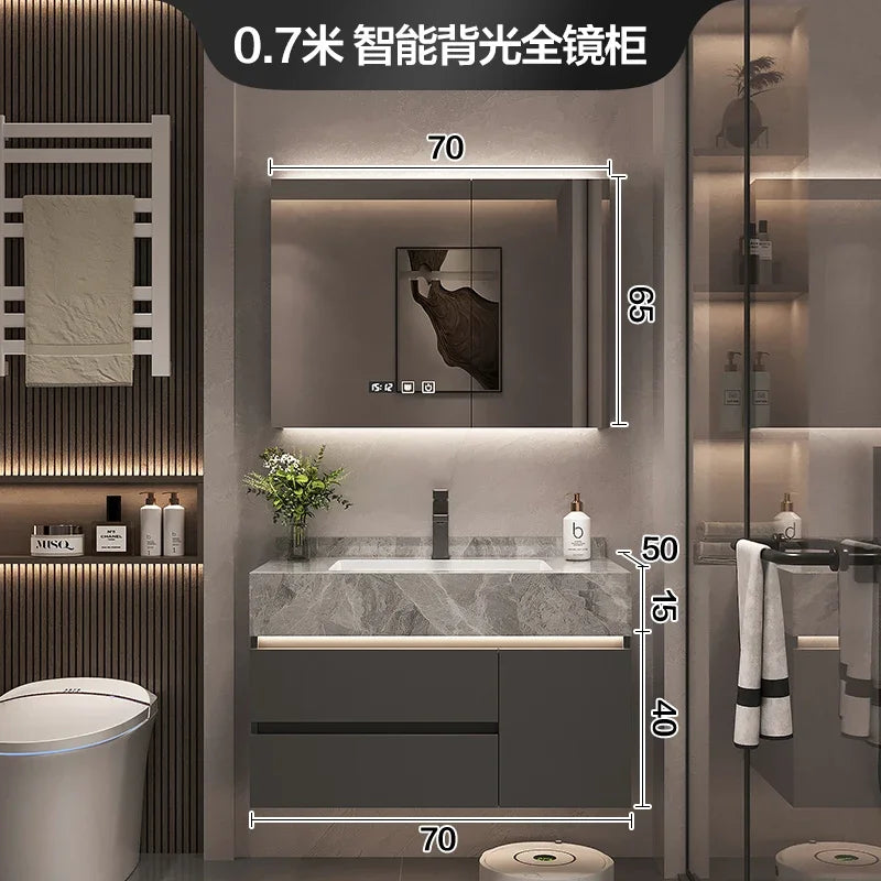 Paper Drawers Bathroom Cabinet Organizer Storage Mirror Toilet