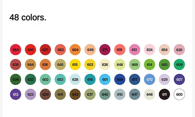 Kasimir 84/24 Colors Direct Liquid Acrylic Marker Soft