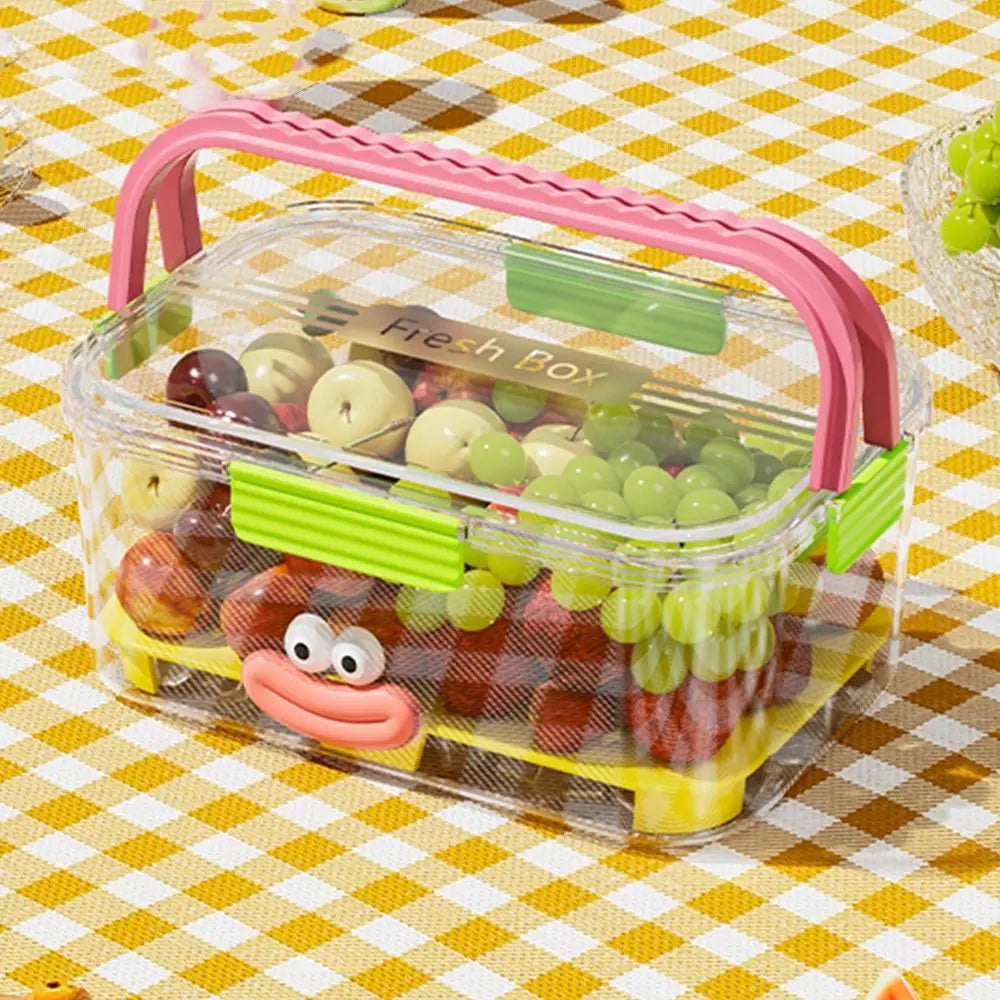 Sealed Food Storage Container Save Space Lid Refrigerator