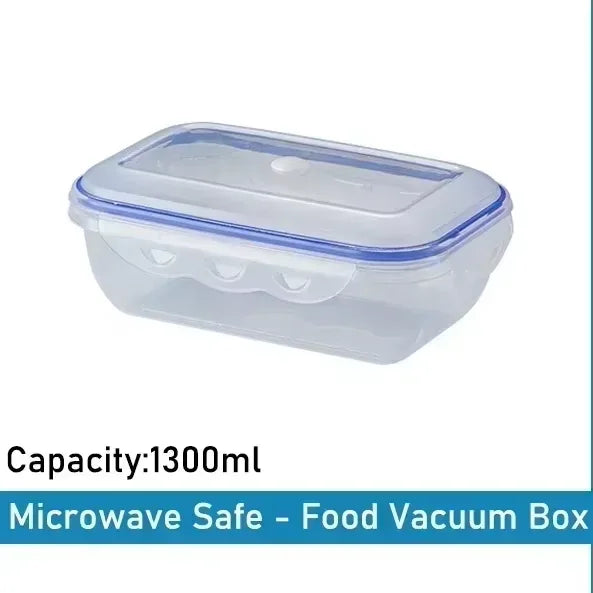 Vacuum Food Storage Box Transparent Storage Container Fridge