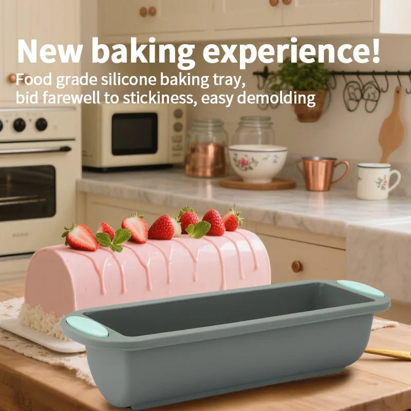 Silicone Loaf Pan Large Non-Stick Oven Dish Professional