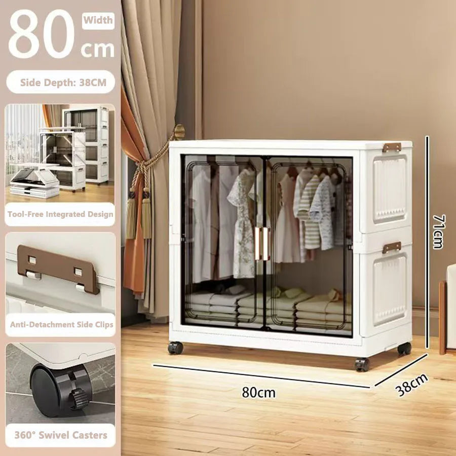 Storage Cabinet Folding Storage Box Living Room Toy