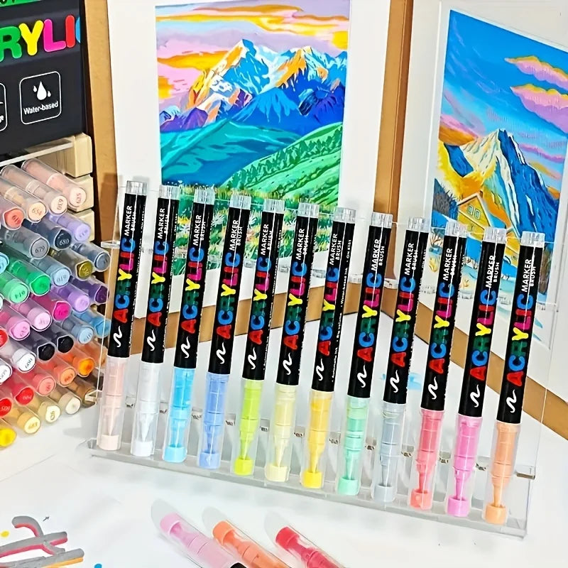 12-366 Colors Acrylic Paint Pen Markers Acrylic Felts