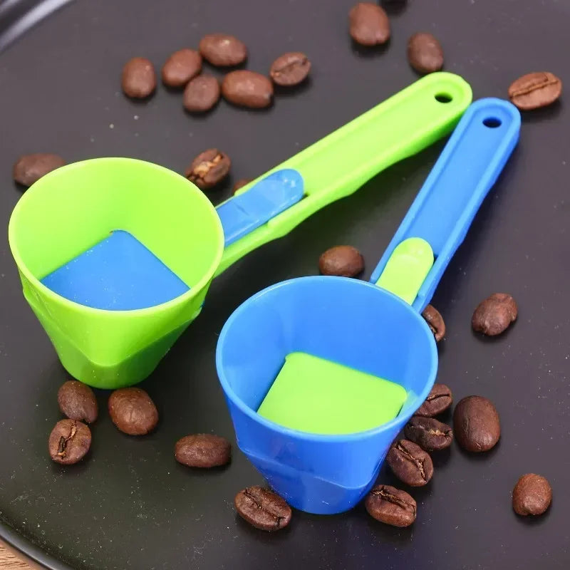 4/1pcs Creative Protein Powder Sliding Spoon Funnel Spoons