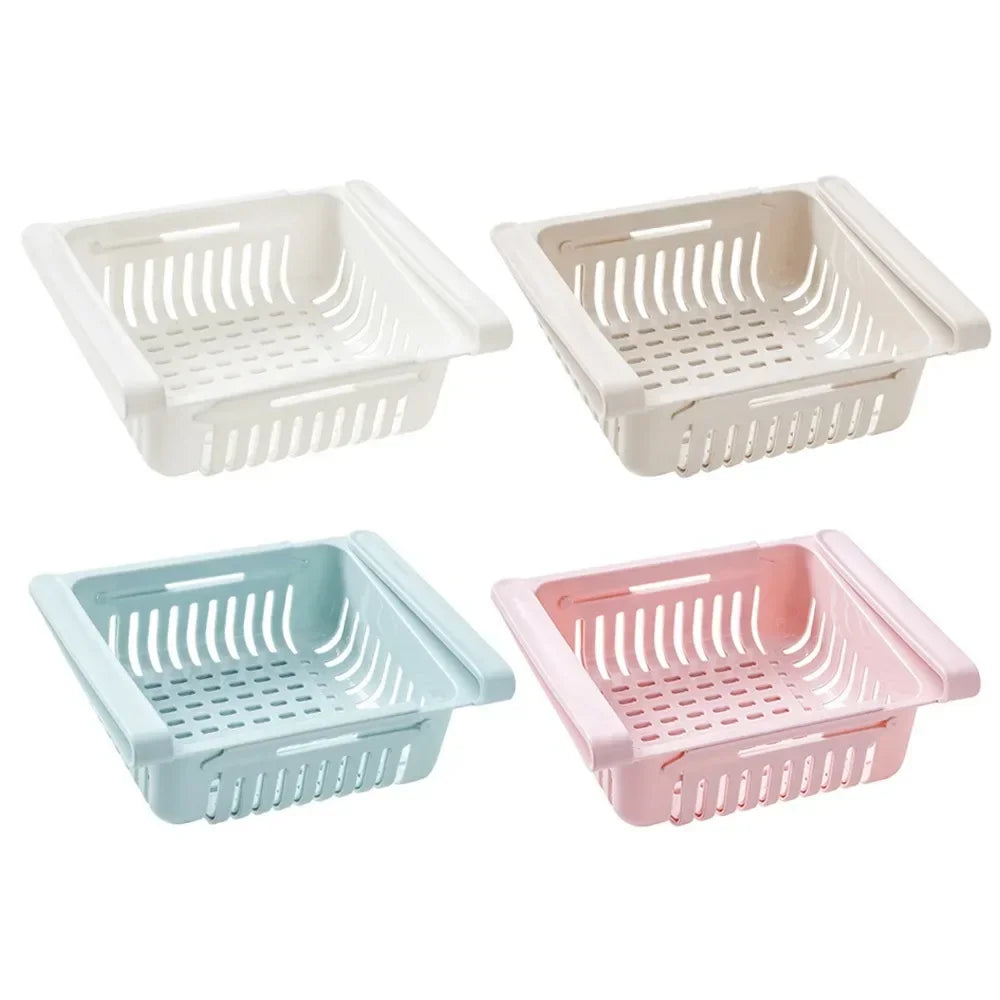 Fridge Organizer Storage Drawer Plastic Storage Box Container
