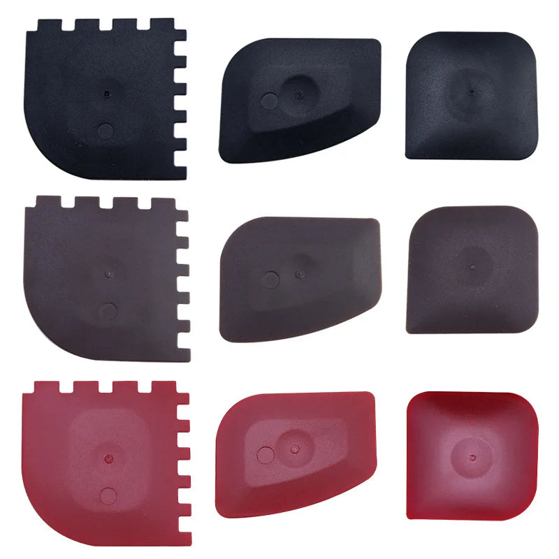 3pcs Grill Pan Scraper Frying Pan Stripe Cast