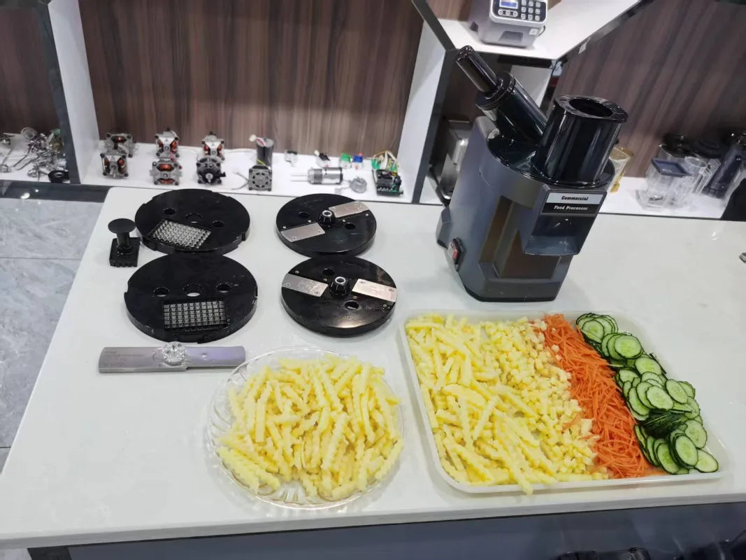 220v Vegetable Chopper Electric Cutting Machine Carrot Potato