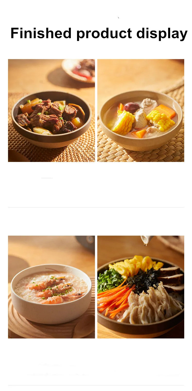 Mini Rice Cooker Ceramic Coated Pot 2l Travel