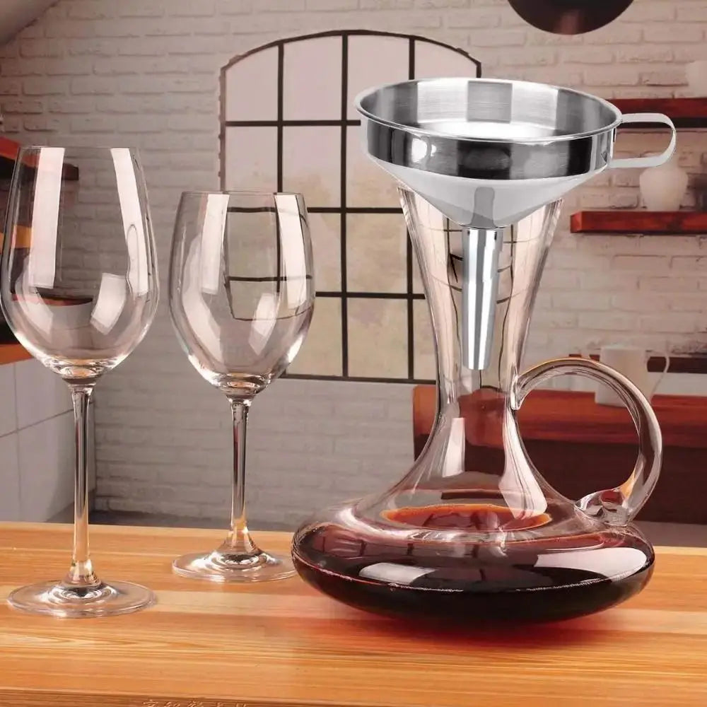 Stainless Steel Funnel Oil Liquid Metal Funnel Detachable