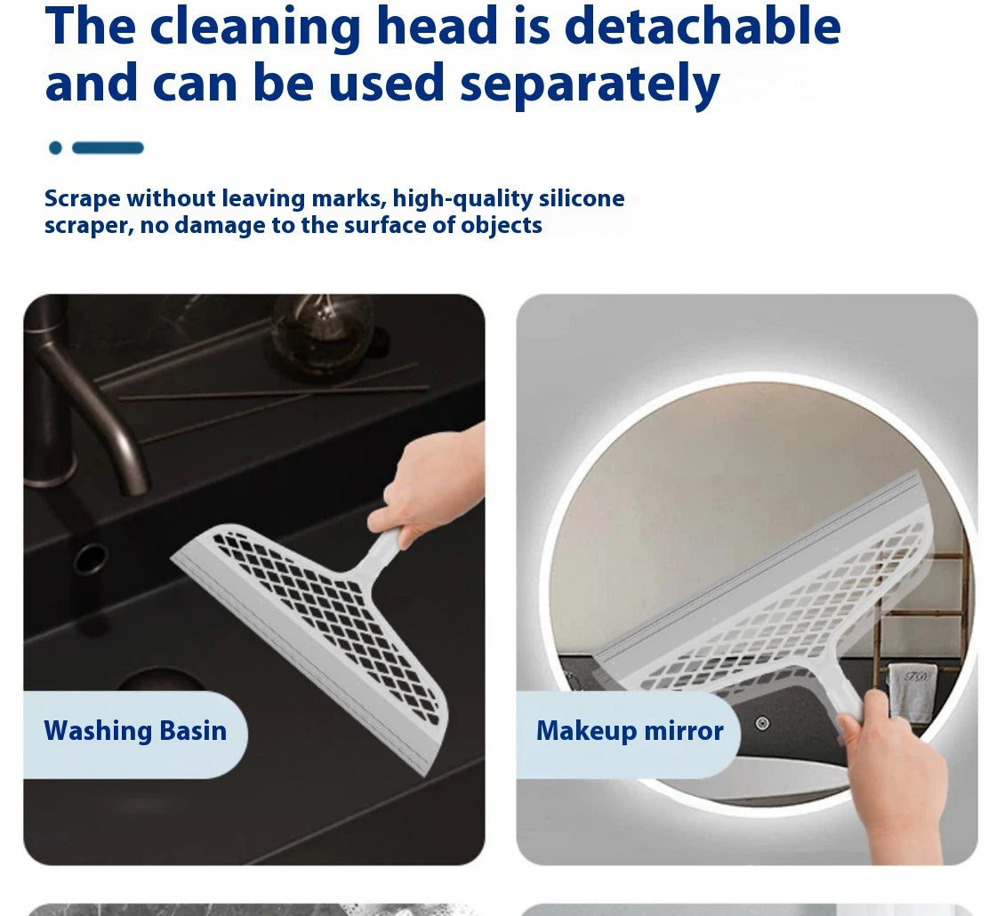 Silicone Scraper Broom Magic Wiper High Place Glass