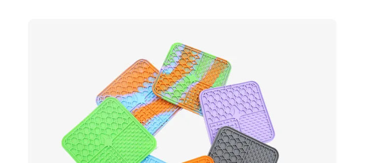 Pet Lick Silicone Mat Pet Slow Food Plate