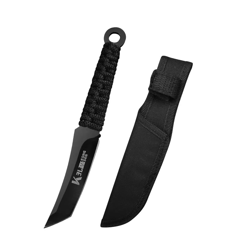 Stainless Steel Chef Knife Professional Boning Cleaver Wood
