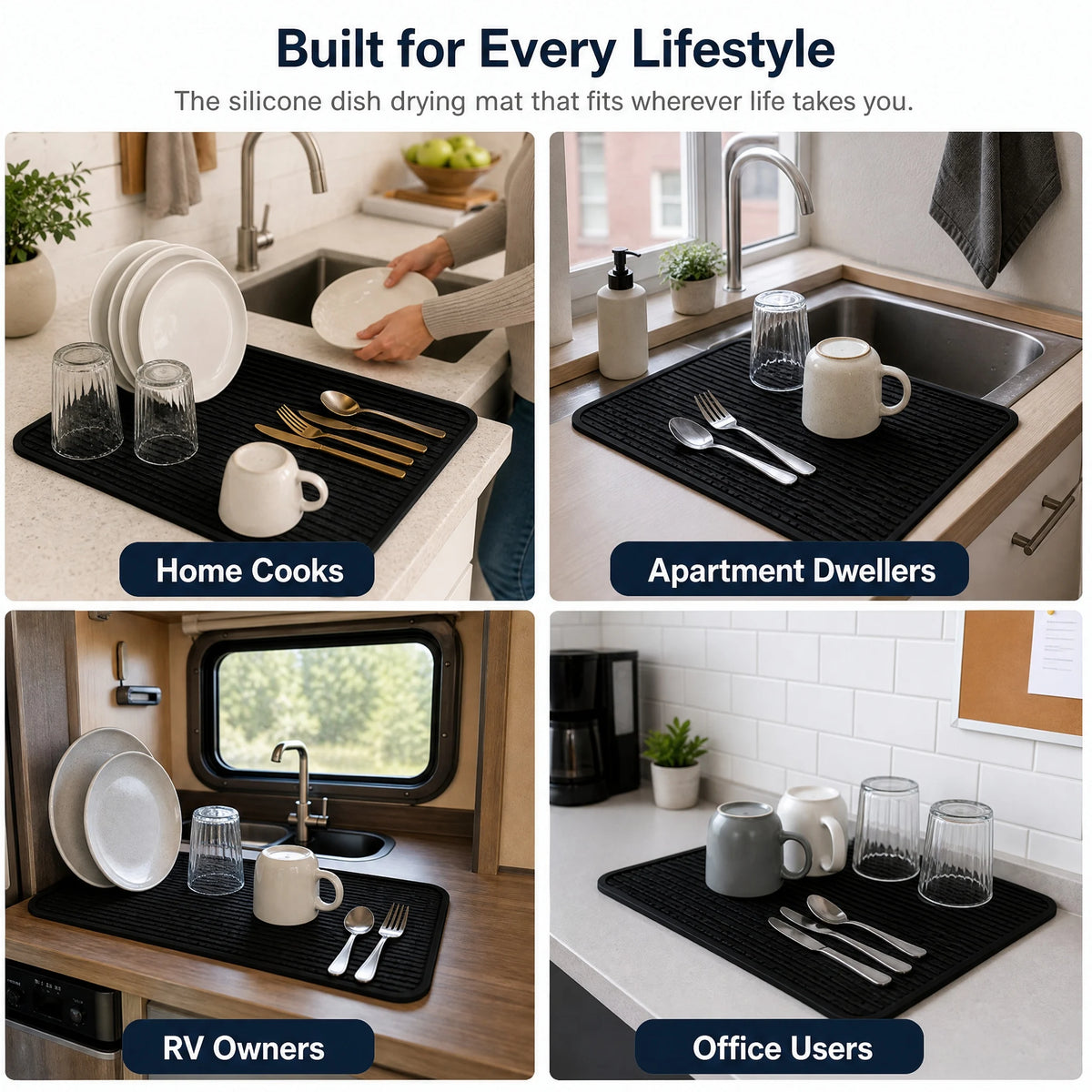 Thickened Stove Cover Silicone Stove Mat Oven Cover