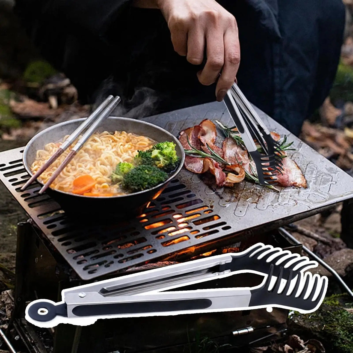 Tongs Silicone Food Tongs Non Stick Cooking Serving