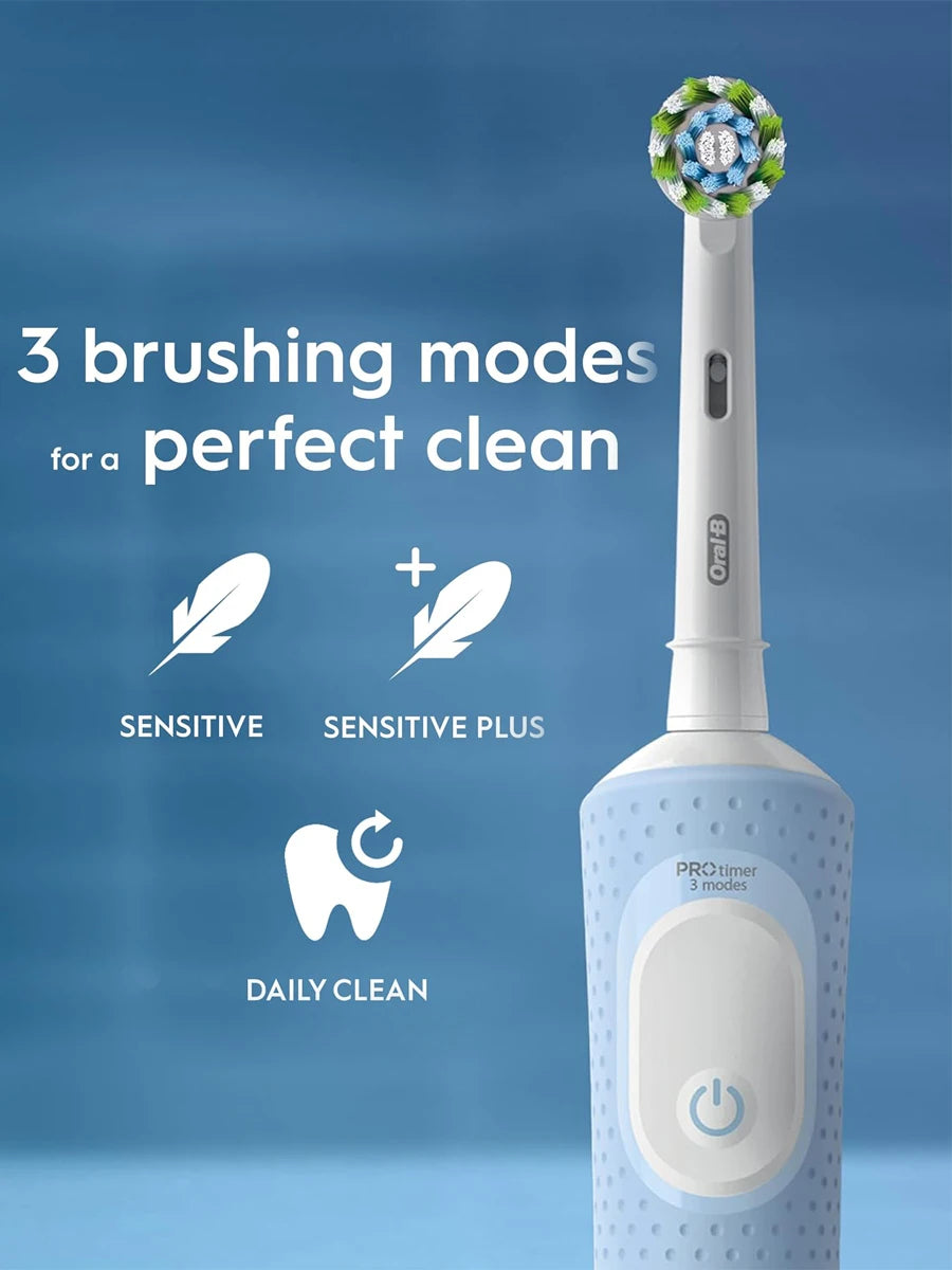 Oral D100 Electronic Toothbrush Adult Rechargeable Cross Action