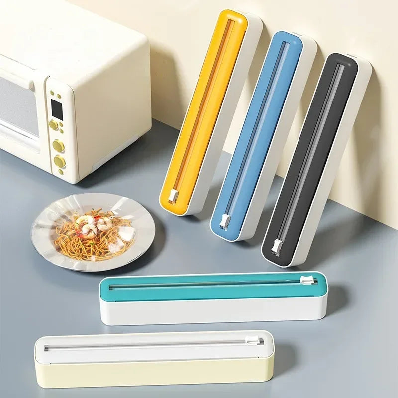 In Food Film Dispenser Wrap Dispenser Cutter Storage