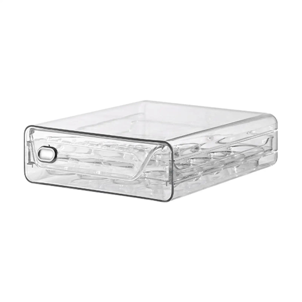 Eggs Organizer Drawer Transparent Egg Holder Double Layers