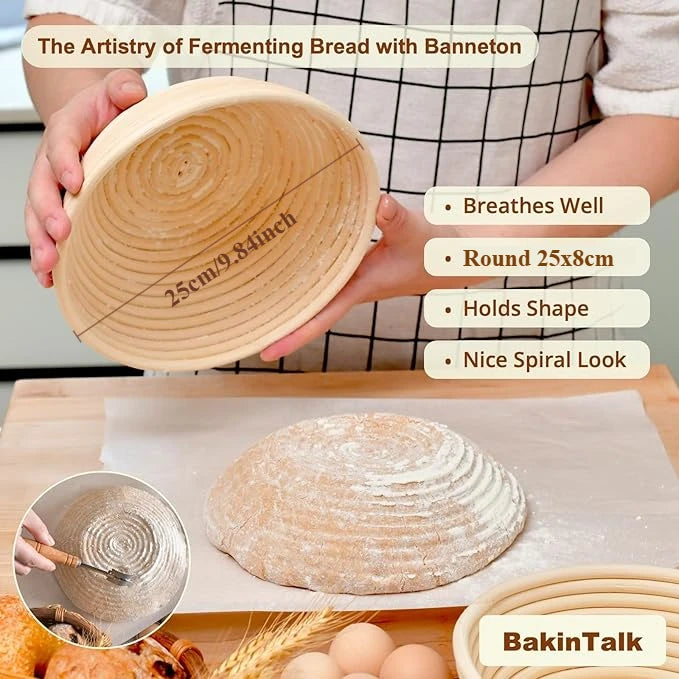 1set Professional Baking 24 Oz Sourdough Starter Jar
