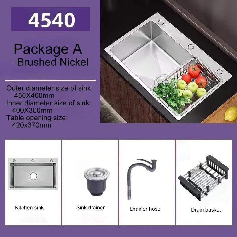 Grey Stainless Steel Digital Sink Cold Pull Out