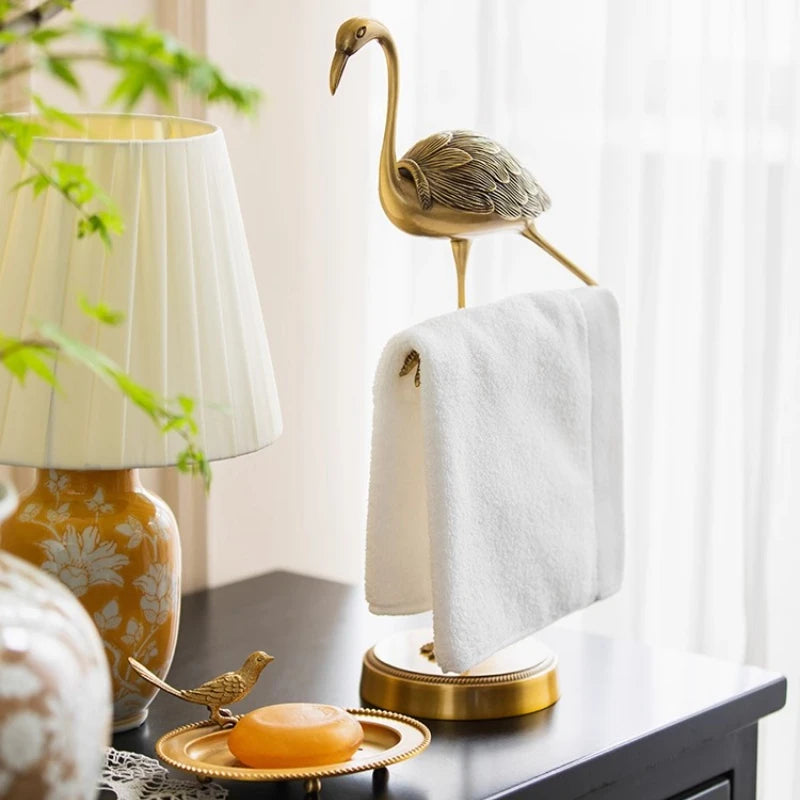 Brass Towel Bars Hand Towel Holder Vertical Non