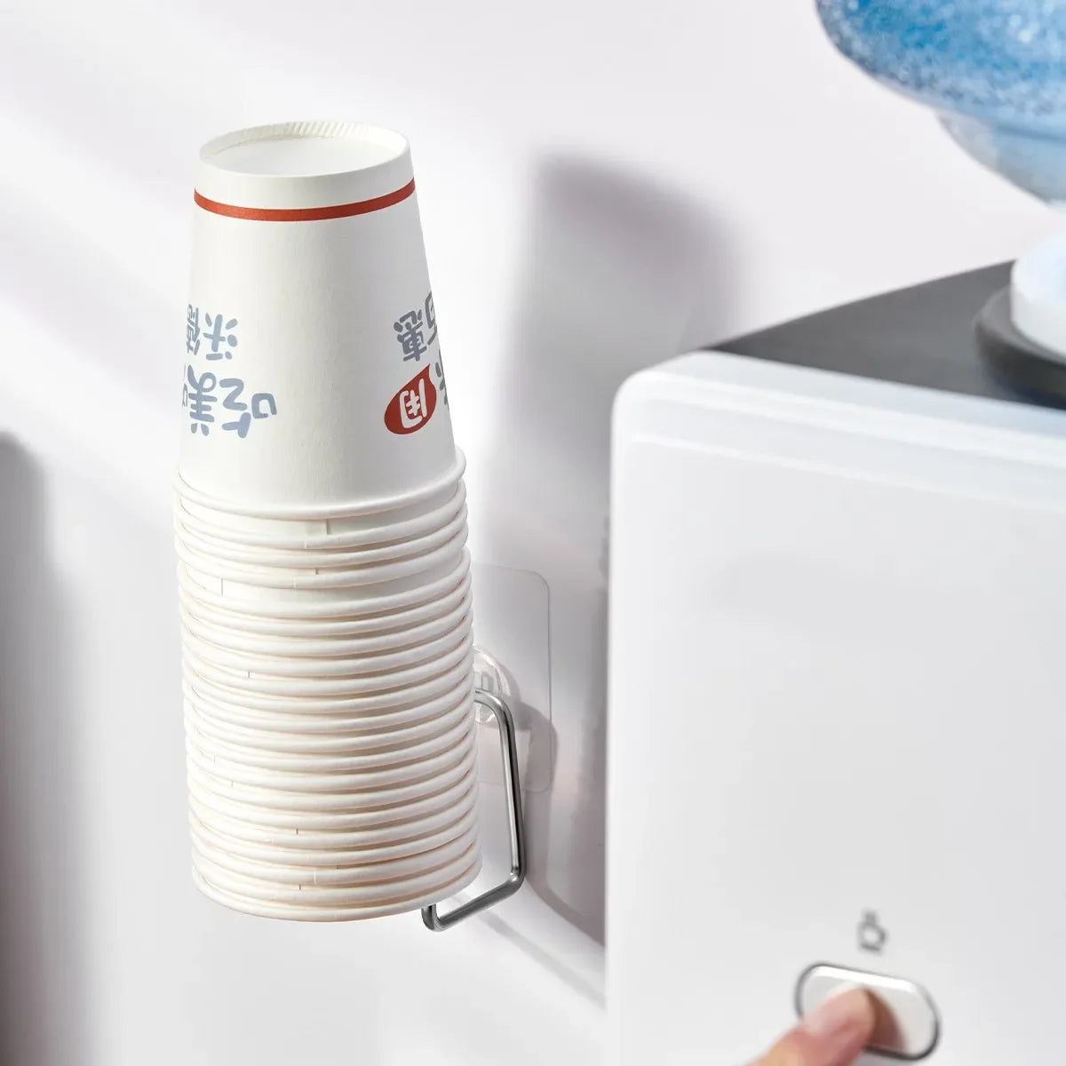 Wall Mounted Stainless Steel Disposable Cup Holder Water