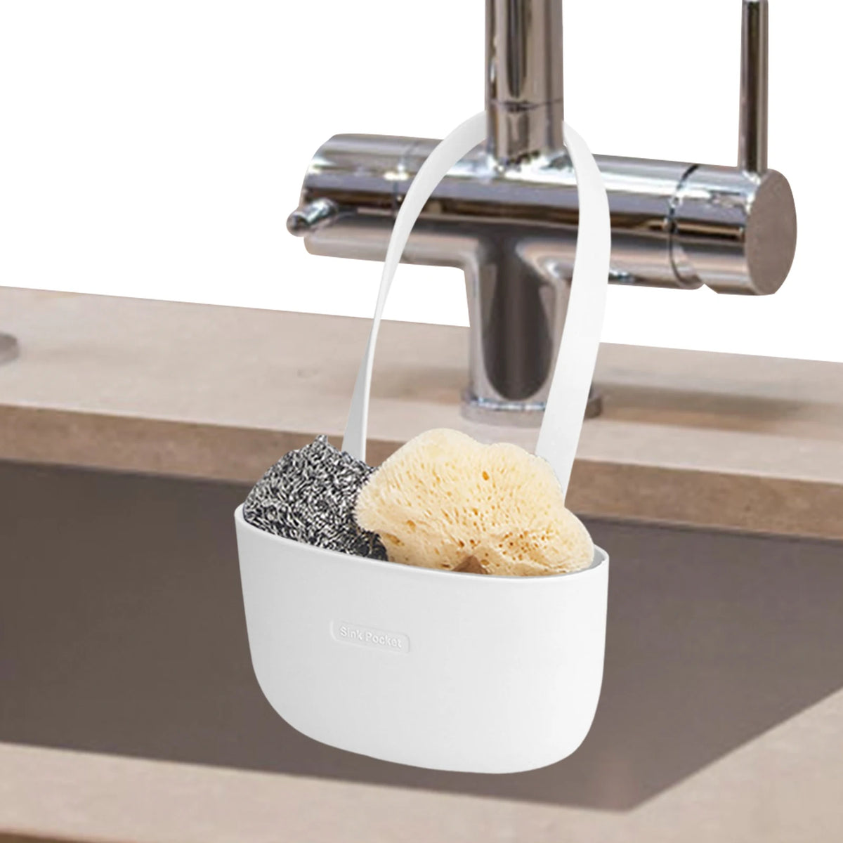 Sink Sponge Holder Storage Drain Basket Layer Hanging