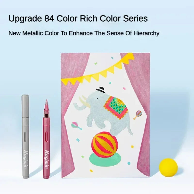 Kasimir Soft Brush Direct-Liquid Acrylic Marker Paint Pen