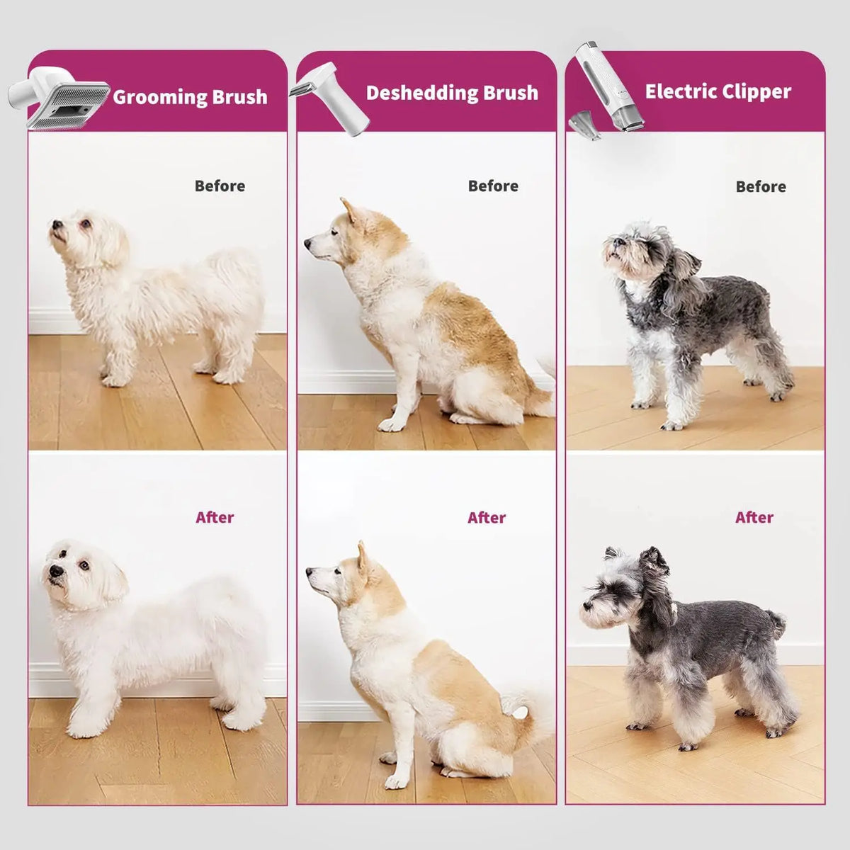 Petkit In Pet Grooming Vacuum Dog Grooming Kit