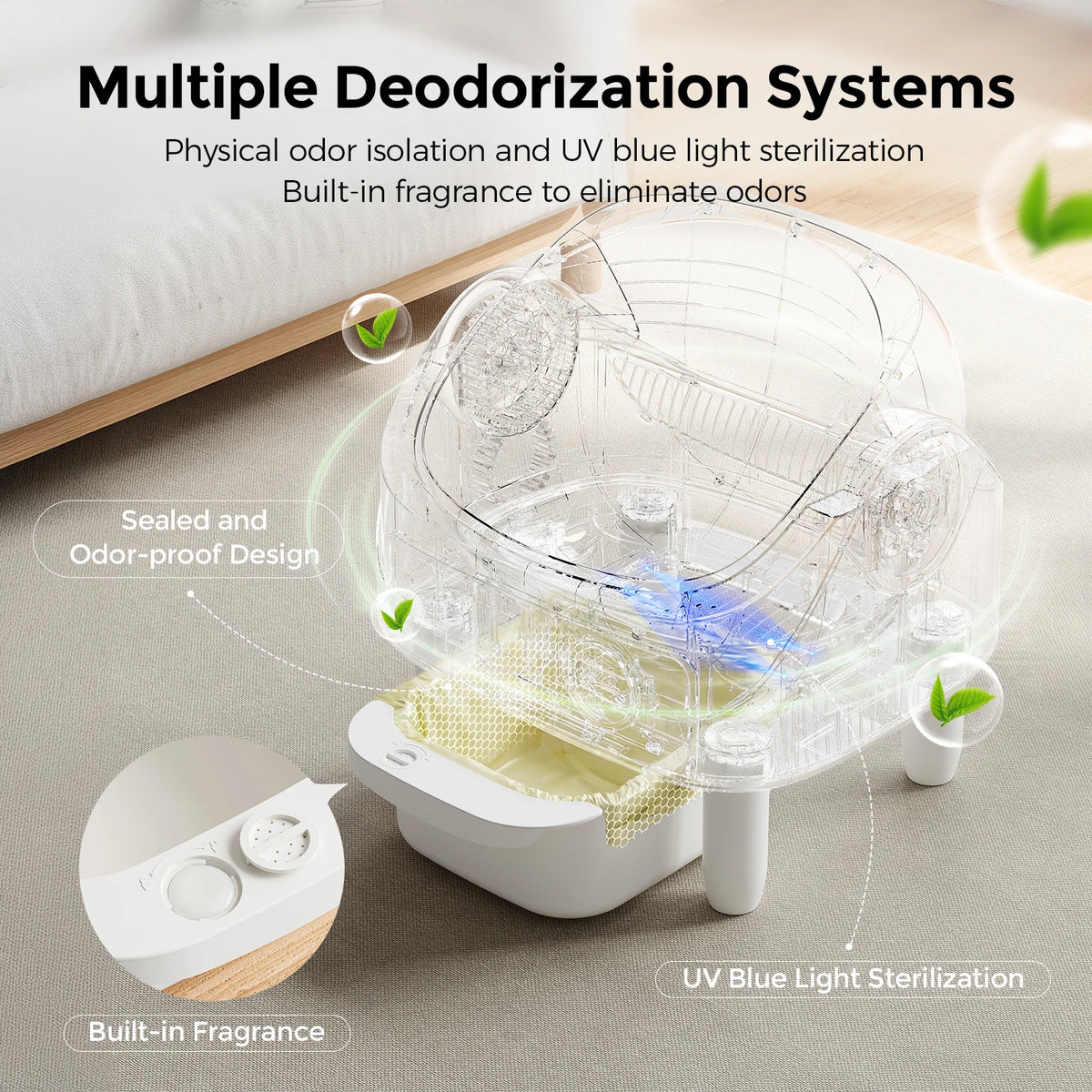 Patbrela Automatic Litter Box Self-Cleaning Cat Litter Box