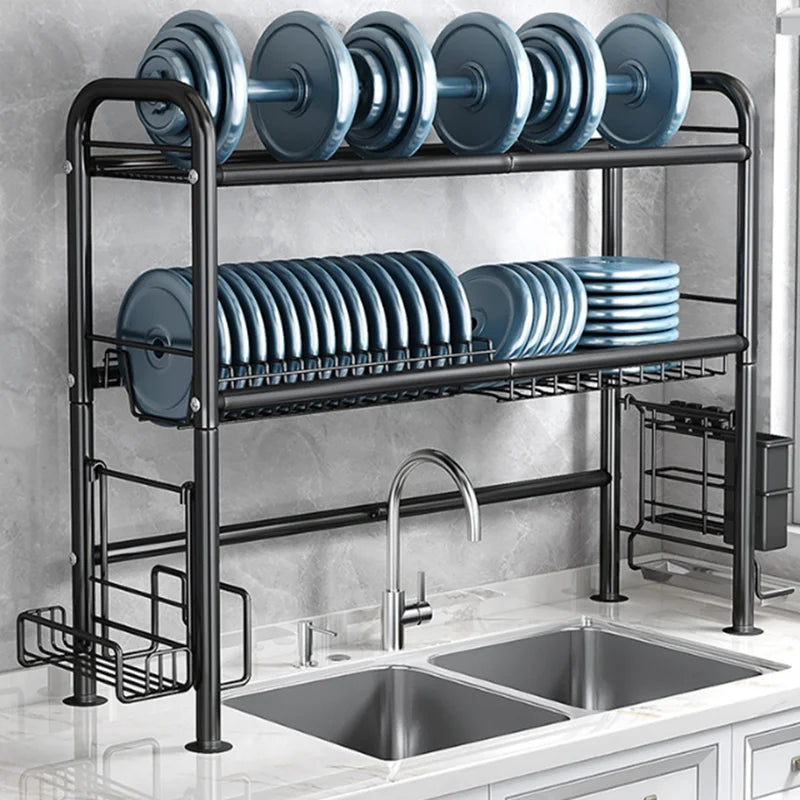 Storage Shelf Over Sink Dish Drying Rack Counter
