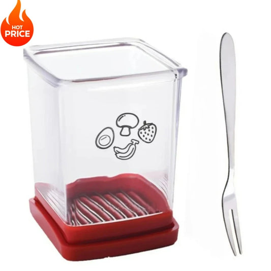 Strawberry Slicer - Fruit Slicer Container - Pro