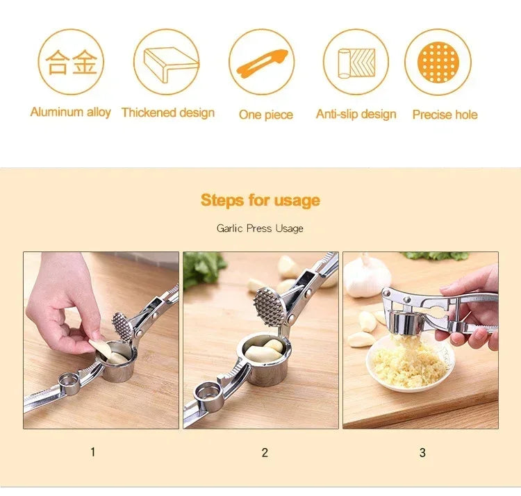 In Garlic Press Nut Clip Bottle Opener Garlic