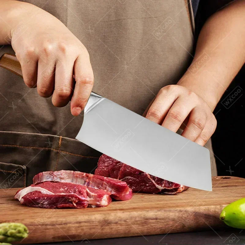 Professional Japanese Knives Santoku Knife Stainless Steel Fish