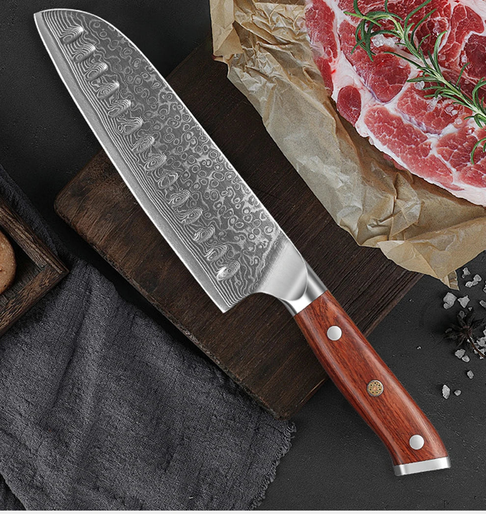 1-4 Knife 67 Layer Damascus Stee Super Sharp
