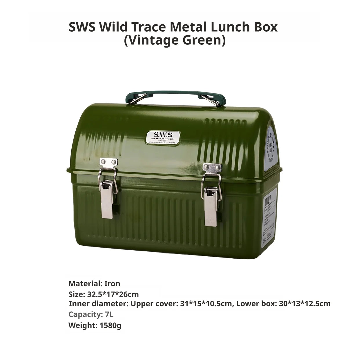 Wellhike- Outdoor Sws Wild Trace Metal Lunch Box