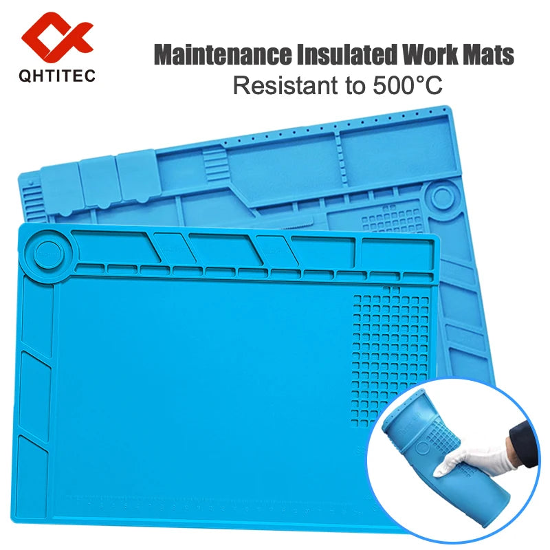 Soldering Silicone Mat Work Mat Heat Anti-Static Esd