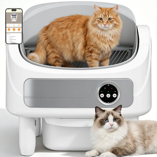 Patbrela Automatic Litter Box Self-Cleaning Cat Litter Box