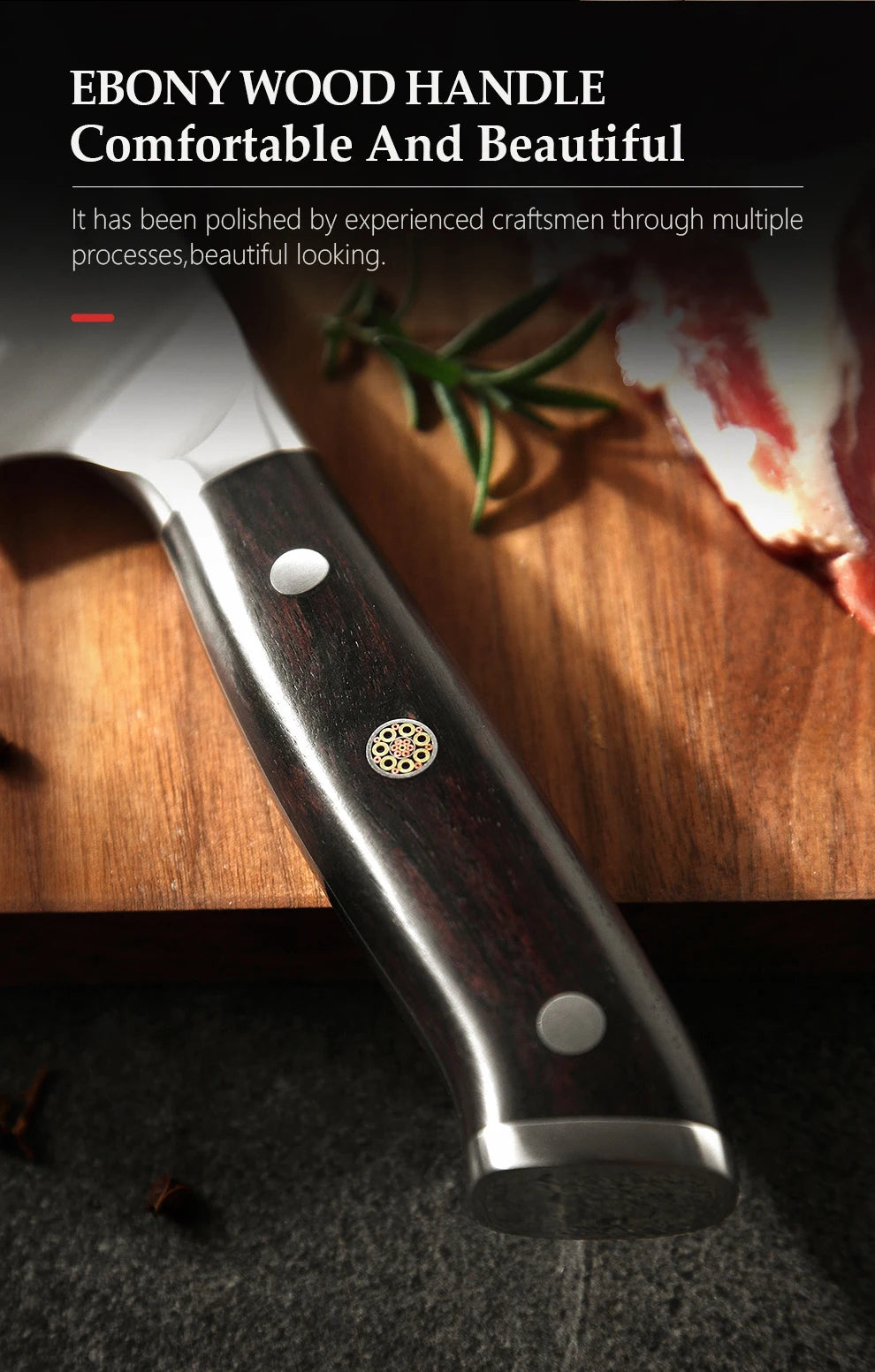 Xinzuo Inch Chef Knife German 4116 Steel Profesional