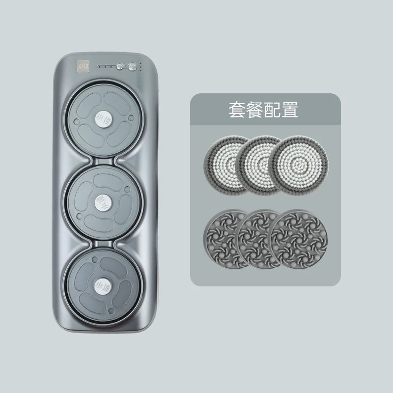 Electric Body Brush Back Scrubber Wall-Mounted Body Brush