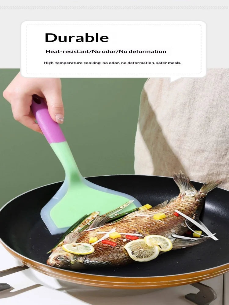 Silicone Spatula Wide Cooking Shovel Non-Stick Scraper Turner