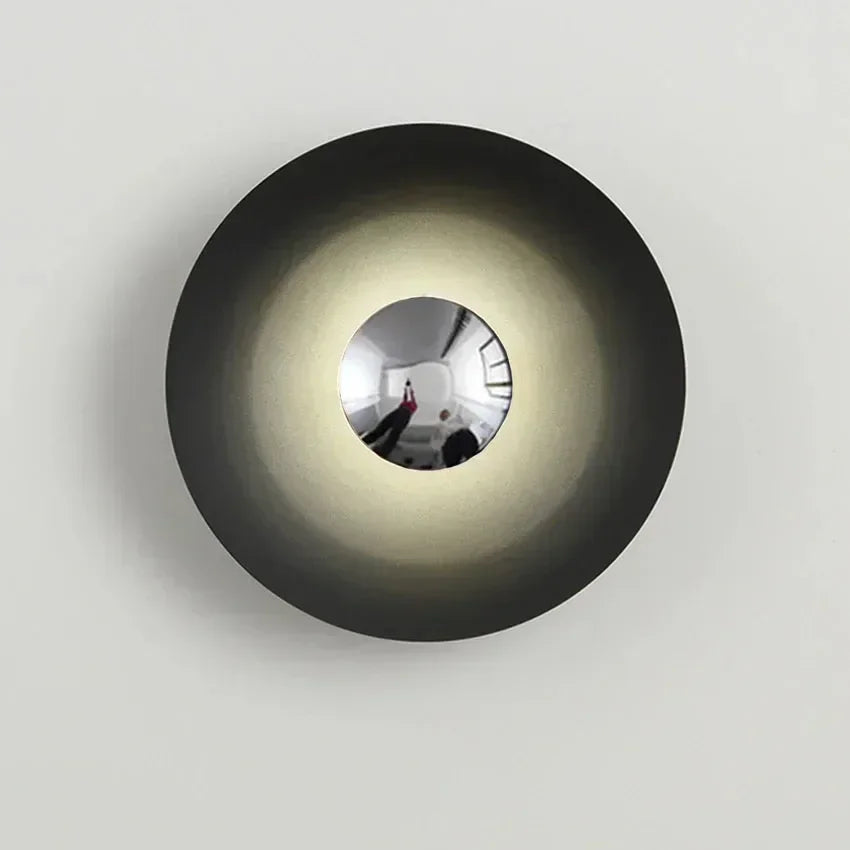 Modern Minimalist Designer Led Wall Light Dish Foyer