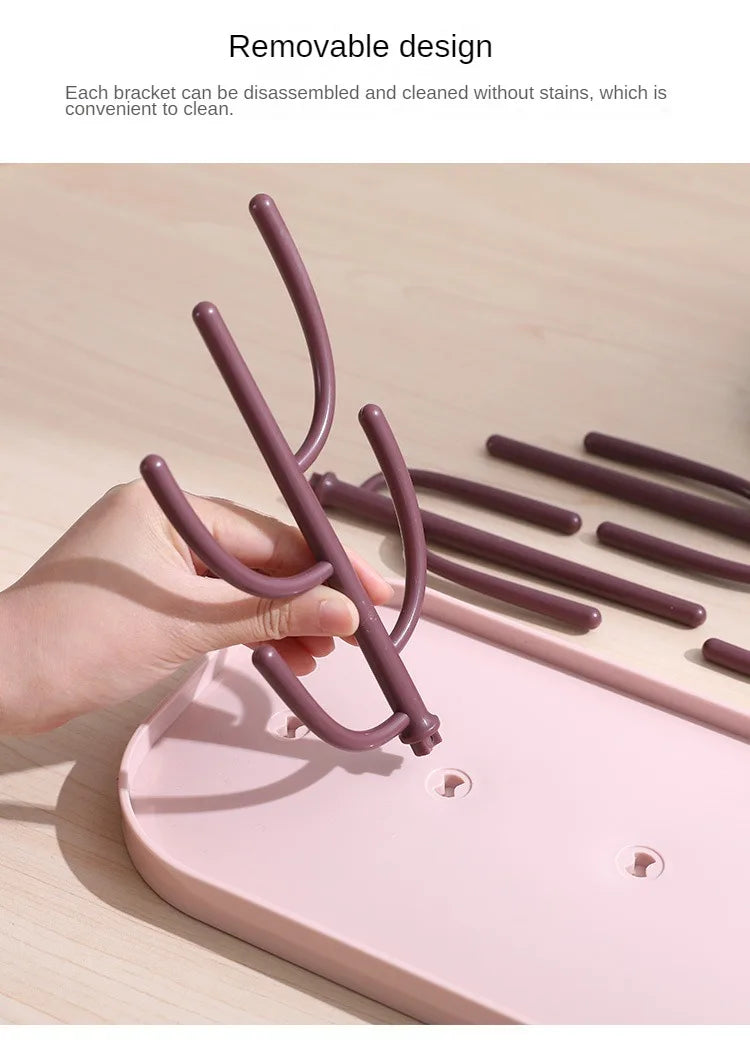 Baby Feeding Bottle Drain Rack Nipple Feeding Cup