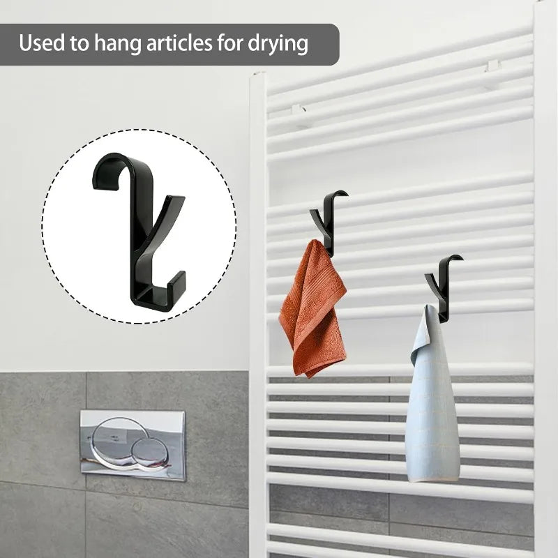 3/15pcs Bathroom Hanger Clips Heated Towel Radiator Rail