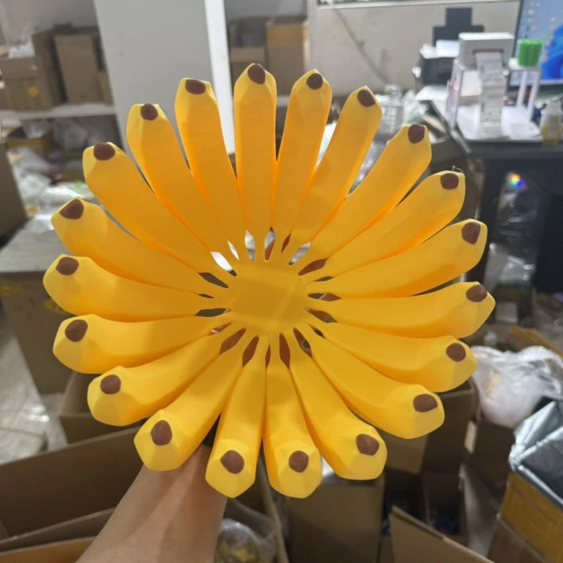 Unique Banana Shaped Fruit Bowl Counter Organizer Cute
