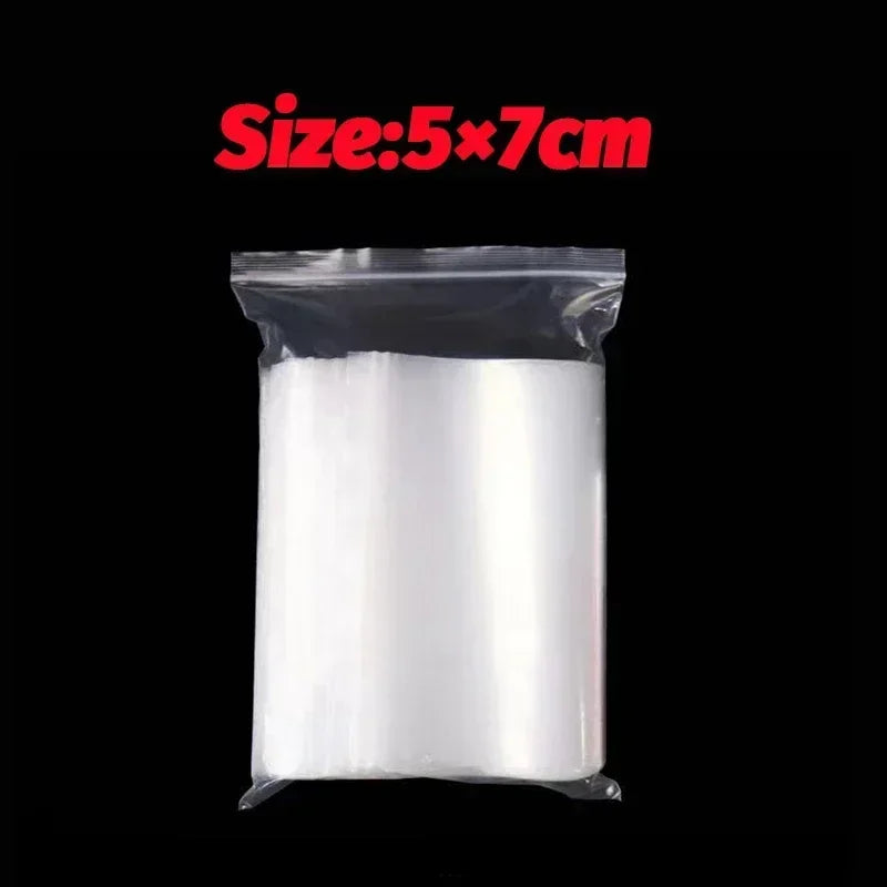 100-1000pcs Self Sealing Bag Transparent Plastic Storage Bag