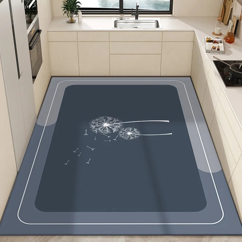 Checkerboard Pvc Anti-Slip Oil-Proof Floor Mat Leather Balcony