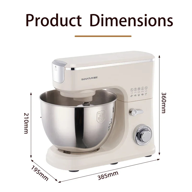 Sunatur 8l Stand Mixer Machine 2000w Electric Blender