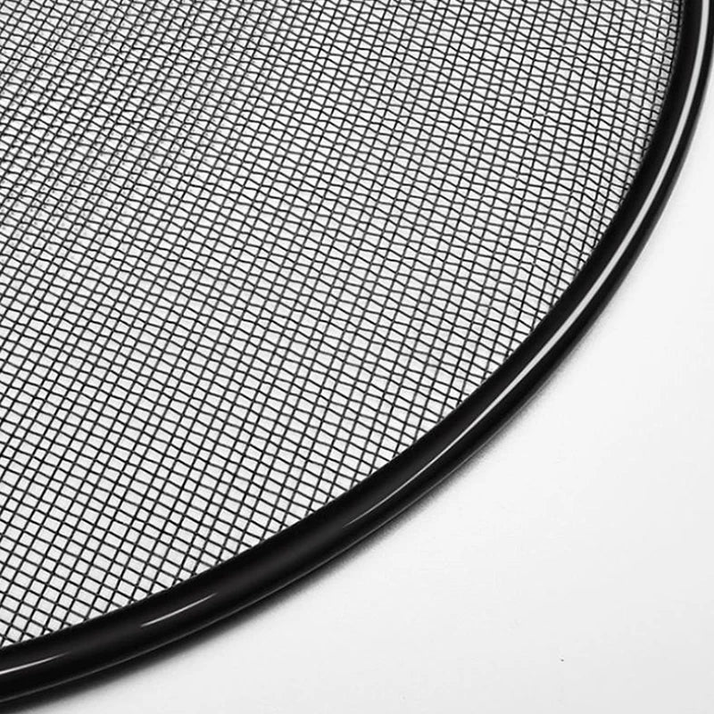 Black Splatter Screen Anti Grease Frying Pan Oil