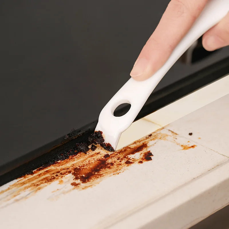 Houseeker Bbq Grill Barbecue Cleaning Brush V-Shaped Hooked